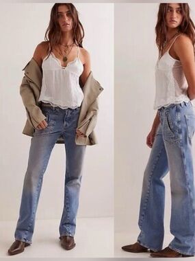 FREE PEOPLE x We The Free Carnivale Bootcut Jeans size 28
